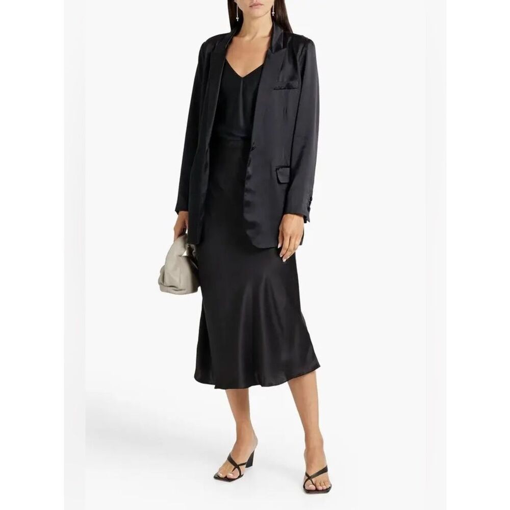Nili Lotan Eveline Silk-satin blazer - Picture 7 of 13